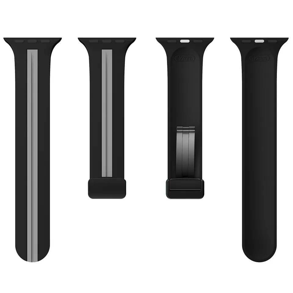 Printme 22mm Dual Color Sports Smartwatch Band, Belt, Straps, Compatible for Samsung Watch, Noise Colorfit, Boat, FIreboltt, Amazefit GT, [Universal Compatibility]
