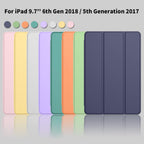 Printme Case for iPad 9th/8th/7th Generation 10.2 inch, Slim Lightweight Trifold Stand Smart Case with Pencil Holder, Auto Sleep/Wake Soft TPU Back Cover for iPad 10.2 2021/2020/2019 (Black)