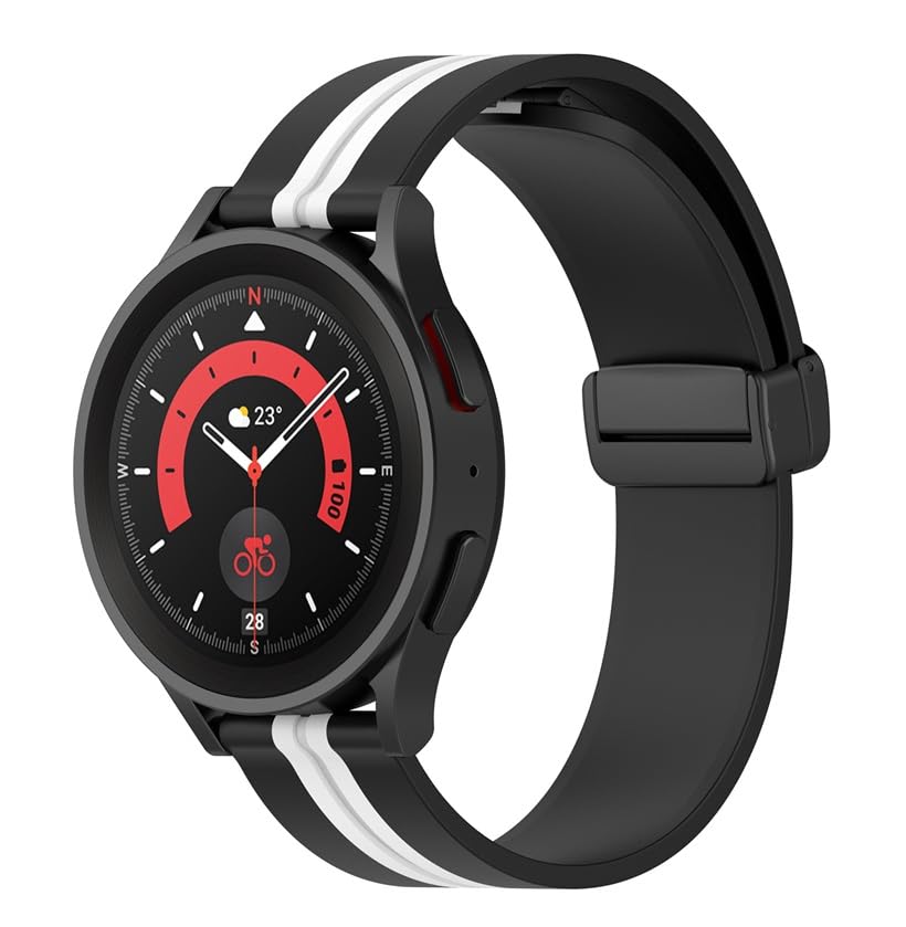 Printme 22mm Dual Color Sports Smartwatch Band, Belt, Straps, Compatible for Samsung Watch, Noise Colorfit, Boat, FIreboltt, Amazefit GT, [Universal Compatibility]