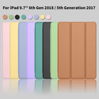 Printme Case for iPad 9th/8th/7th Generation 10.2 inch, Slim Lightweight Trifold Stand Smart Case with Pencil Holder, Auto Sleep/Wake Soft TPU Back Cover for iPad 10.2 2021/2020/2019 (Black)