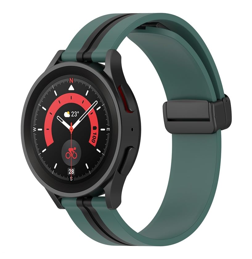 Printme 22mm Dual Color Sports Smartwatch Band, Belt, Straps, Compatible for Samsung Watch, Noise Colorfit, Boat, FIreboltt, Amazefit GT, [Universal Compatibility]