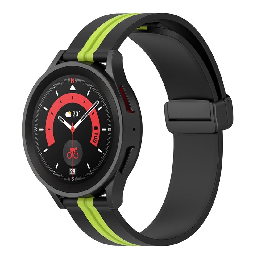 Printme 22mm Dual Color Sports Smartwatch Band, Belt, Straps, Compatible for Samsung Watch, Noise Colorfit, Boat, FIreboltt, Amazefit GT, [Universal Compatibility]