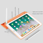 Printme Case for iPad 9th/8th/7th Generation 10.2 inch, Slim Lightweight Trifold Stand Smart Case with Pencil Holder, Auto Sleep/Wake Soft TPU Back Cover for iPad 10.2 2021/2020/2019 (Black)