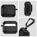 Sentinel Carbon Fiber Lock Case for Airpods