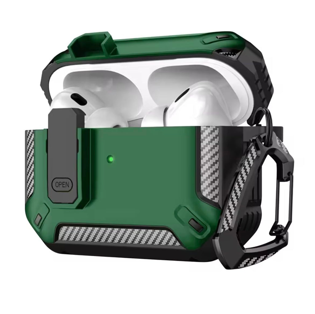 Sentinel Carbon Fiber Lock Case for Airpods