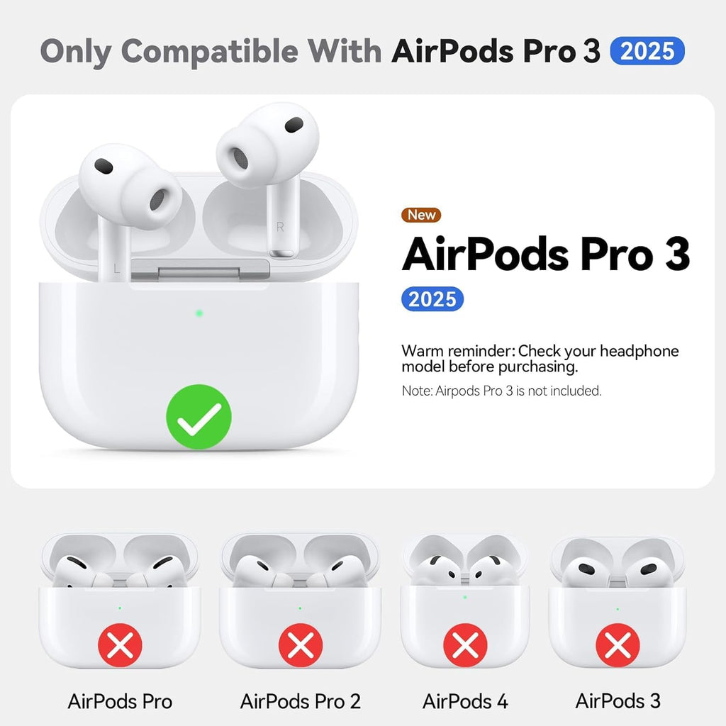 Crystal Lock Case for Airpods Pro 3