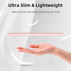 Printme Case for iPad mini 7 A17 Pro 8.3-inch 2024, iPad mini 6th Generation Case, Slim Hard Back Folio Cover Support Touch ID & Apple Pencil Charging, Auto Wake/Sleep (Black)