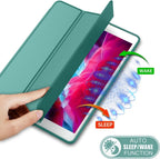 Printme Case for iPad 9th/8th/7th Generation 10.2 inch, Slim Lightweight Trifold Stand Smart Case with Pencil Holder, Auto Sleep/Wake Soft TPU Back Cover for iPad 10.2 2021/2020/2019 (Black)