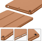 Printme Case for iPad 9th/8th/7th Generation 10.2 inch, Slim Lightweight Trifold Stand Smart Case with Pencil Holder, Auto Sleep/Wake Soft TPU Back Cover for iPad 10.2 2021/2020/2019 (Black)