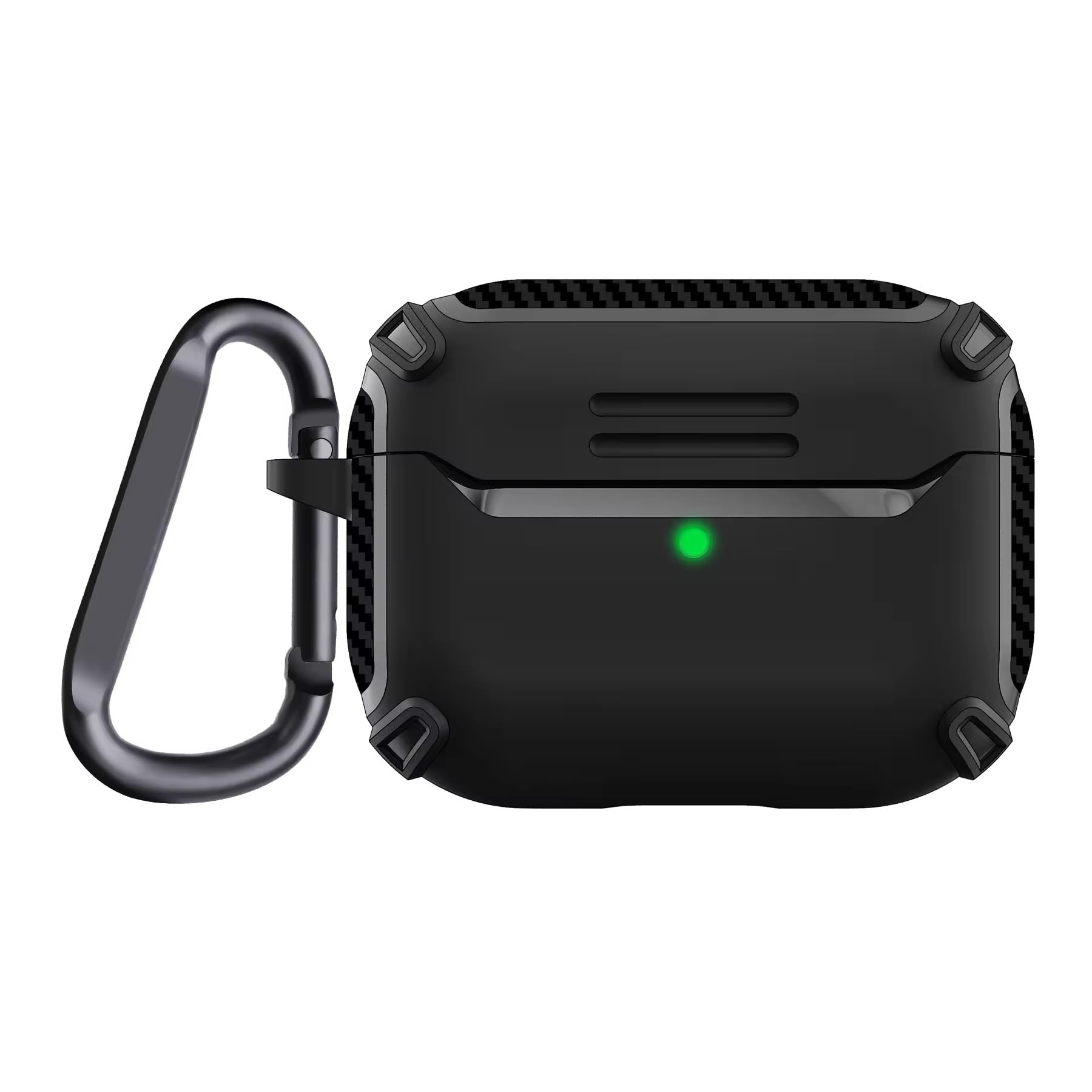 Printme for AirPods Pro 2nd Gen Case Cover 2022, AirPods Pro 2 Protective Case, Hard Rugged Shockproof Cover with Keychain Compatible with Apple Airpods Pro 2 (Green)