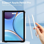 Printme Rotating Case for iPad A16 11th Generation (2025), iPad 10th Generation 10.9 inch (2022) - 360 Degree Rotating Protective Stand Cover with Auto Sleep/Wake, Black