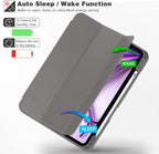 Printme for iPad Air 13 Inch Case M3 (2025), M2 (2024), iPad Pro 12.9 (2022/2021, 6th/5th/4th Gen), Trifold Stand Case, Supports Pencil, Touch ID and Auto Wake/Sleep (Dark Blue)