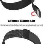 Printme 22 MM Strap, Compatible with Galaxy Watch 3 45mm/Samsung Galaxy Watch 46mm/Gear S3 Frontier/Classic Band, 22mm Stainless Steel, Metal Strap for Galaxy Watch 46mm Smartwatch