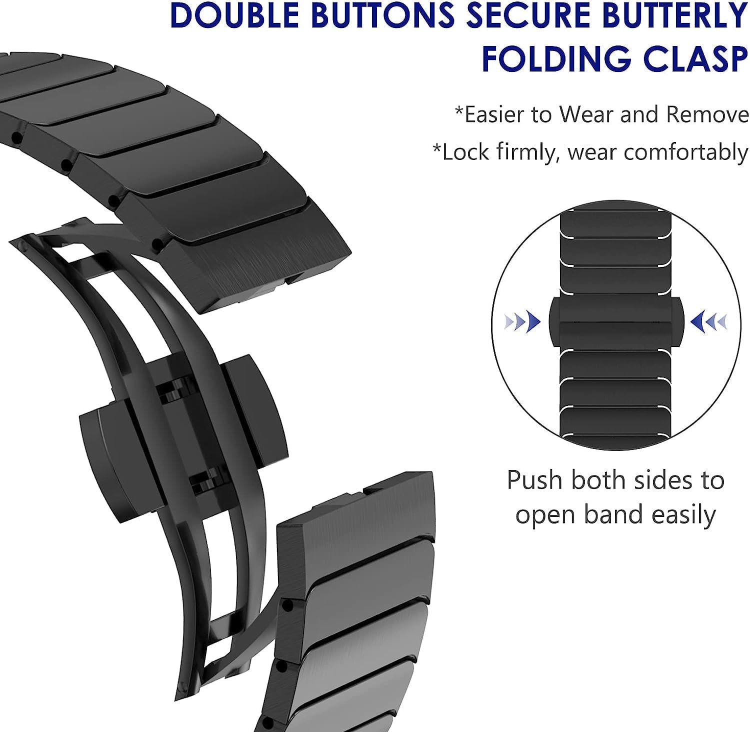 Vertex Titanium Link Bracelet for Apple Watch Ultra