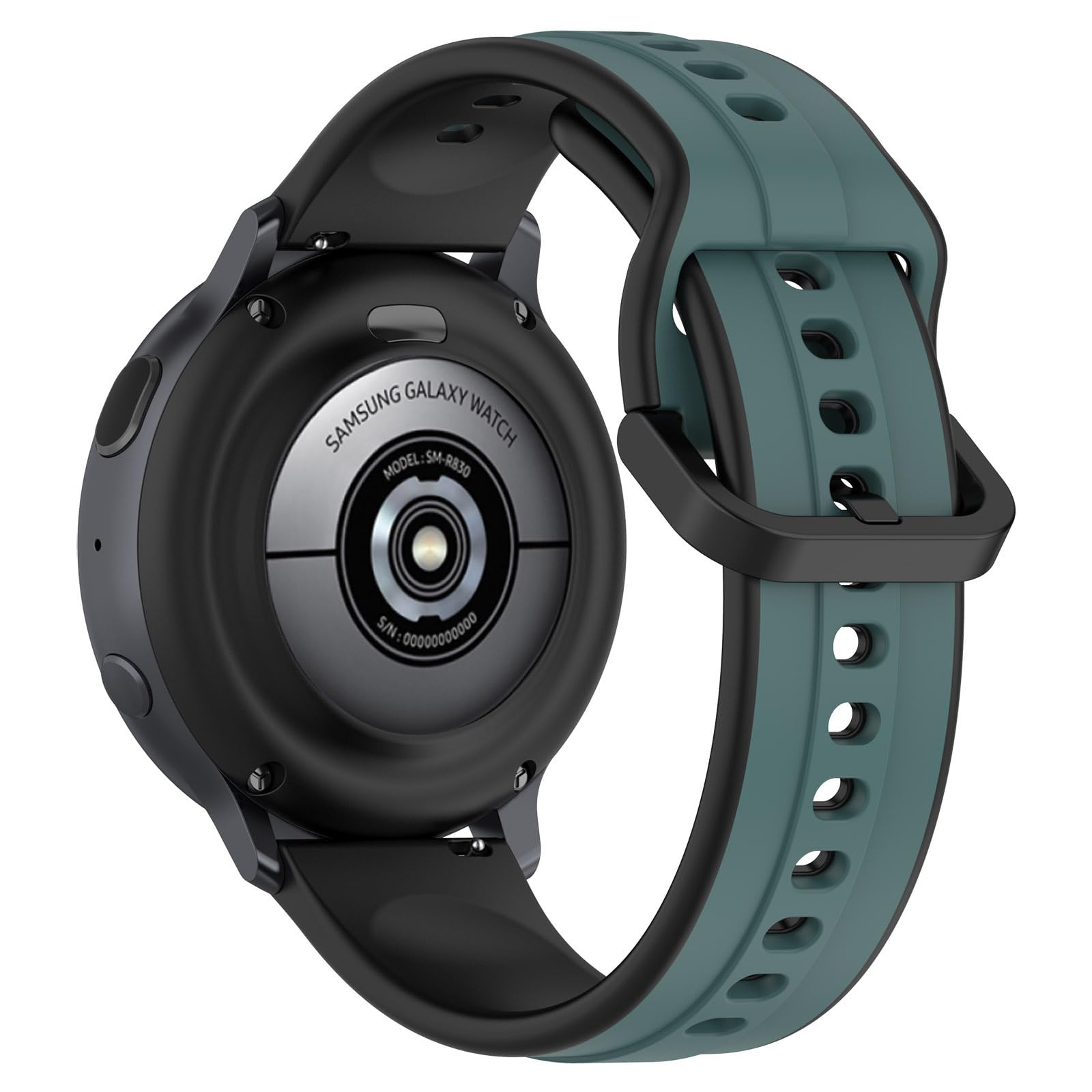 Printme 22 MM Smartwatch Dual Color Silicone Sports Band, Belt, Straps, Compatible for Samsung Watch, Noise Colorfit, Boat, FIreboltt, Amazefit GT, [Universal Compatibility]