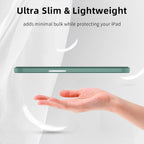 Printme Case for iPad mini 7 A17 Pro 8.3-inch 2024, iPad mini 6th Generation Case, Slim Hard Back Folio Cover Support Touch ID & Apple Pencil Charging, Auto Wake/Sleep (Black)