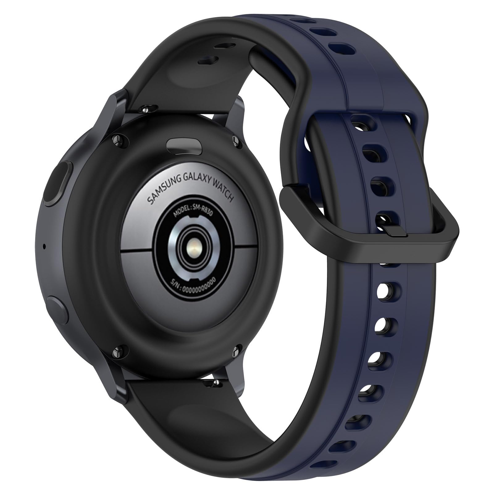 Printme 22 MM Smartwatch Dual Color Silicone Sports Band, Belt, Straps, Compatible for Samsung Watch, Noise Colorfit, Boat, FIreboltt, Amazefit GT, [Universal Compatibility]