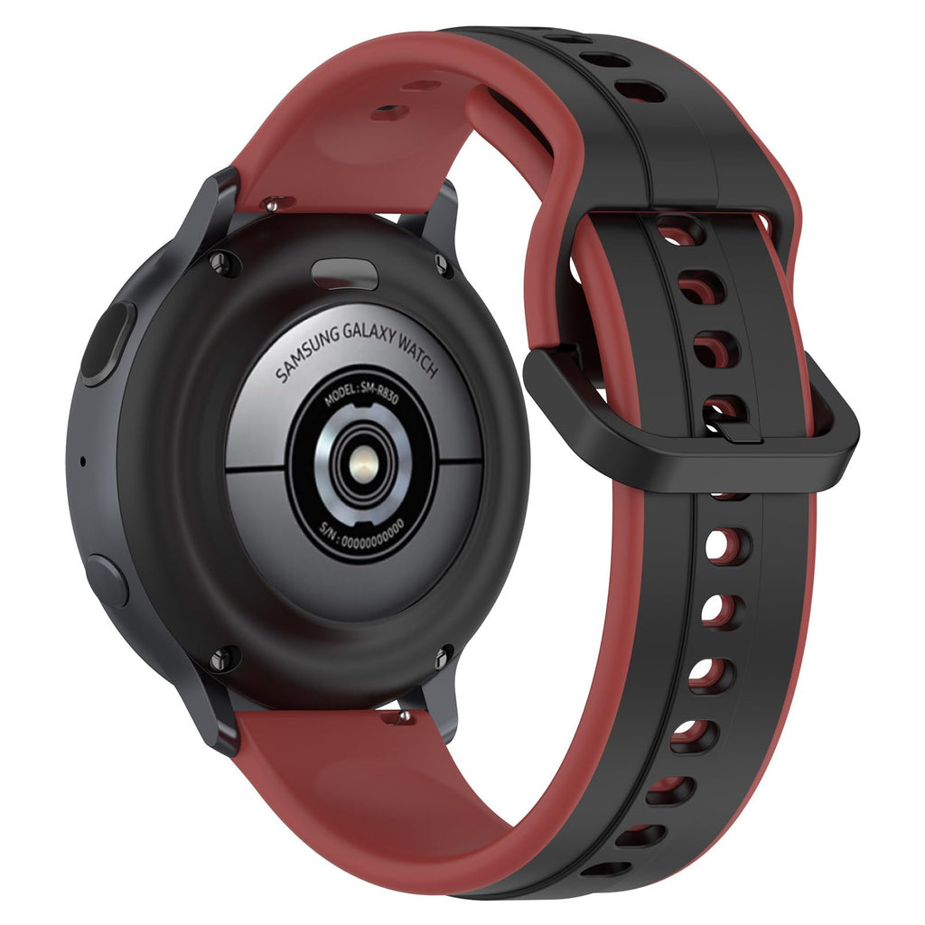 Printme 22 MM Smartwatch Dual Color Silicone Sports Band, Belt, Straps, Compatible for Samsung Watch, Noise Colorfit, Boat, FIreboltt, Amazefit GT, [Universal Compatibility]