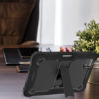 Printme for iPad Air 13 Inch Case M2 (2024), iPad Pro 12.9 (2022/2021, 6th/5th/4th Gen), Rugged Tough Armour Defender Case, Supports Pencil, Support Touch ID (Black)