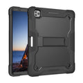 Printme for iPad Air 13 Inch Case M2 (2024), iPad Pro 12.9 (2022/2021, 6th/5th/4th Gen), Rugged Tough Armour Defender Case, Supports Pencil, Support Touch ID (Black)