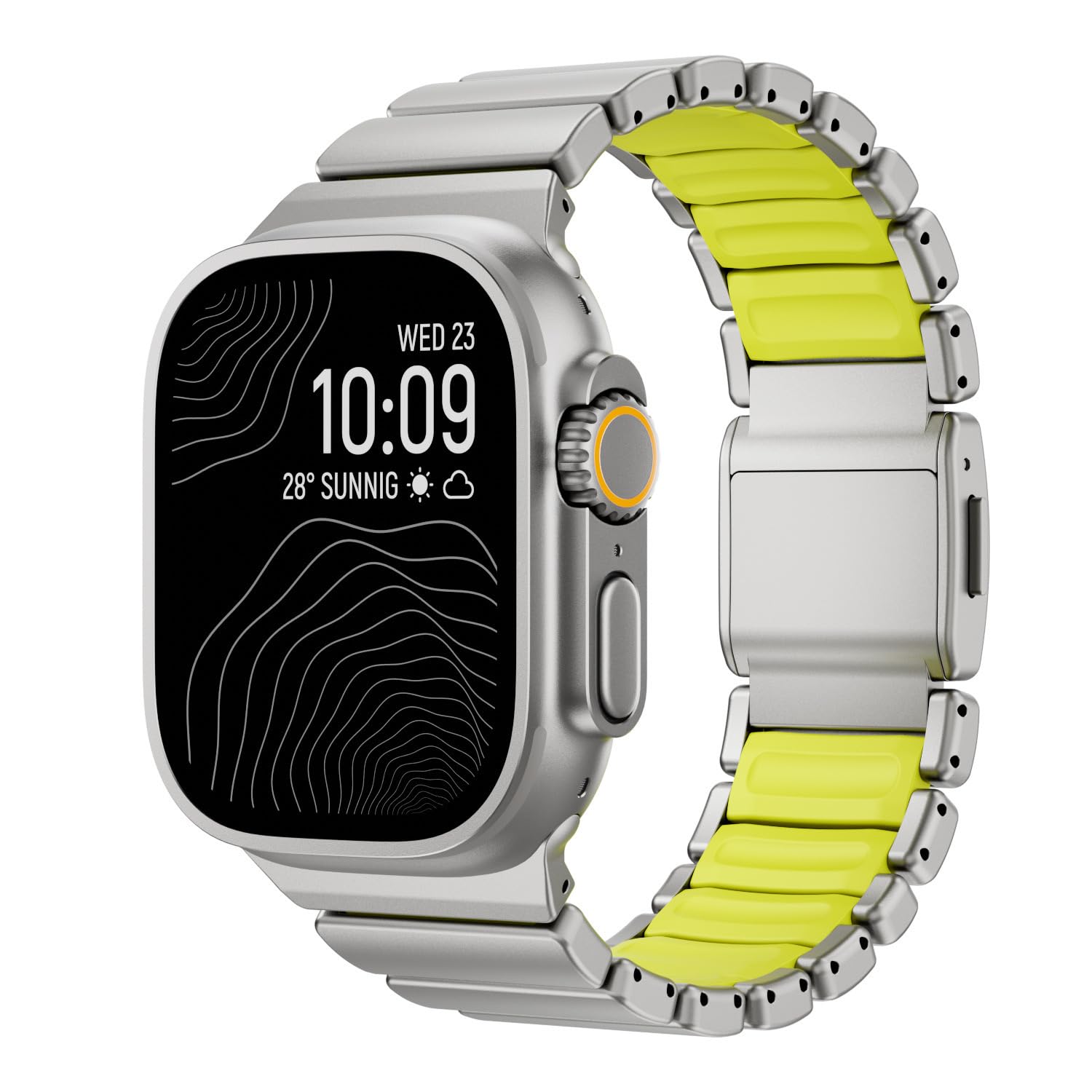 Velocity Hybrid Titanium Silicone Ultra Strap