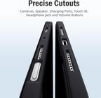 Printme Case for iPad mini 7 A17 Pro 8.3-inch 2024, iPad mini 6th Generation Case, Slim Hard Back Folio Cover Support Touch ID & Apple Pencil Charging, Auto Wake/Sleep (Black)