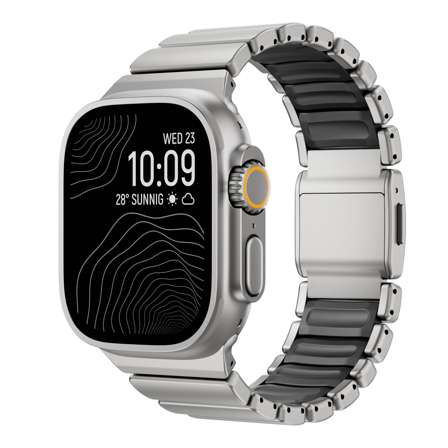 Velocity Hybrid Titanium Silicone Ultra Strap