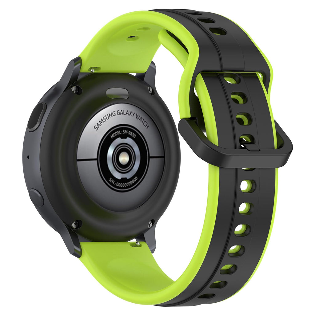 Printme 22 MM Smartwatch Dual Color Silicone Sports Band, Belt, Straps, Compatible for Samsung Watch, Noise Colorfit, Boat, FIreboltt, Amazefit GT, [Universal Compatibility]
