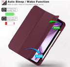 Printme for iPad Air 13 Inch Case M3 (2025), M2 (2024), iPad Pro 12.9 (2022/2021, 6th/5th/4th Gen), Trifold Stand Case, Supports Pencil, Touch ID and Auto Wake/Sleep (Dark Blue)
