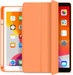 Printme Case for iPad 9th/8th/7th Generation 10.2 inch, Slim Lightweight Trifold Stand Smart Case with Pencil Holder, Auto Sleep/Wake Soft TPU Back Cover for iPad 10.2 2021/2020/2019 (Black)