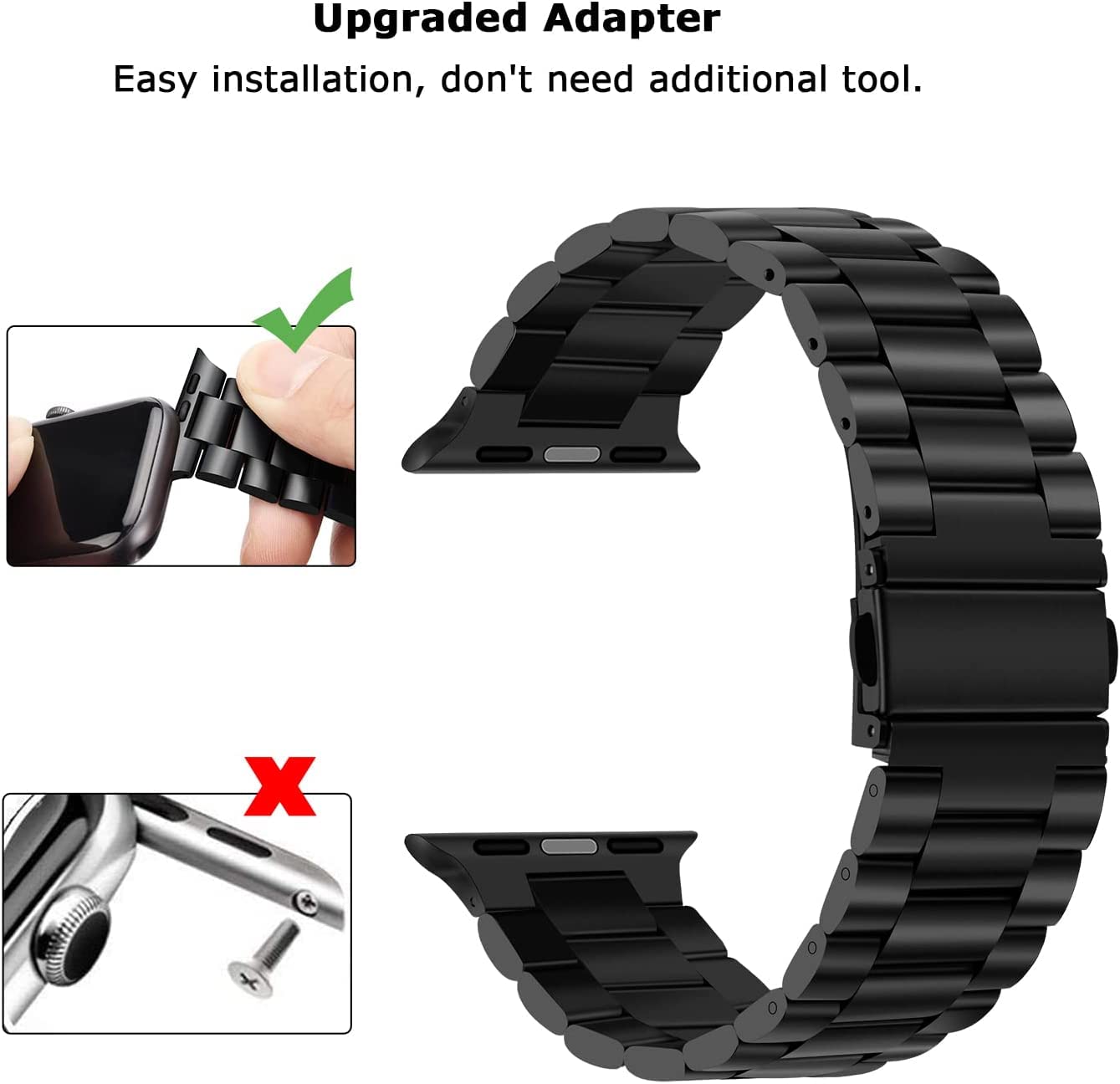 Obsidian Link Bracelet for Apple Watch Ultra