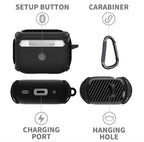 Printme for AirPods Pro 2nd Gen Case Cover 2022, AirPods Pro 2 Protective Case, Hard Rugged Shockproof Cover with Keychain Compatible with Apple Airpods Pro 2 (Green)