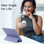 Printme Compatible with iPad (A16) 11th Generation Case 11 Inch 2025, for iPad 10th Generation Case 10.9 Inch 2022 with Pencil Holder, Slim Trifold Stand Protective Cover with Soft TPU Back (Black)