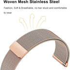 Printme 22 MM Strap, Compatible with Galaxy Watch 3 45mm/Samsung Galaxy Watch 46mm/Gear S3 Frontier/Classic Band, 22mm Stainless Steel, Metal Strap for Galaxy Watch 46mm Smartwatch