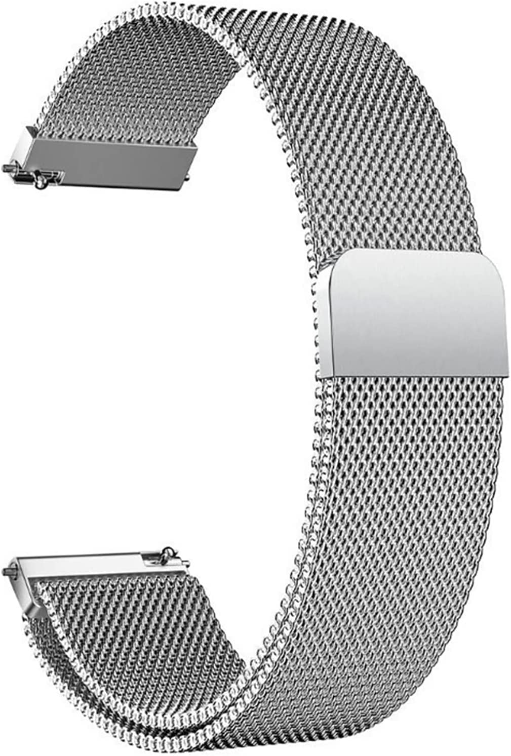 Printme 22 MM Strap, Compatible with Galaxy Watch 3 45mm/Samsung Galaxy Watch 46mm/Gear S3 Frontier/Classic Band, 22mm Stainless Steel, Metal Strap for Galaxy Watch 46mm Smartwatch