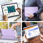 Printme Compatible with iPad (A16) 11th Generation Case 11 Inch 2025, for iPad 10th Generation Case 10.9 Inch 2022 with Pencil Holder, Slim Trifold Stand Protective Cover with Soft TPU Back (Black)