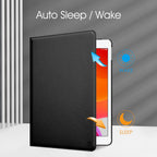 Printme Rotating Case for iPad 9th Generation (2021) / 8th Generation (2020) / 7th Gen (2019) 10.2 Inch - 360 Degree Rotating Stand Cover, Auto Wake Sleep, Black