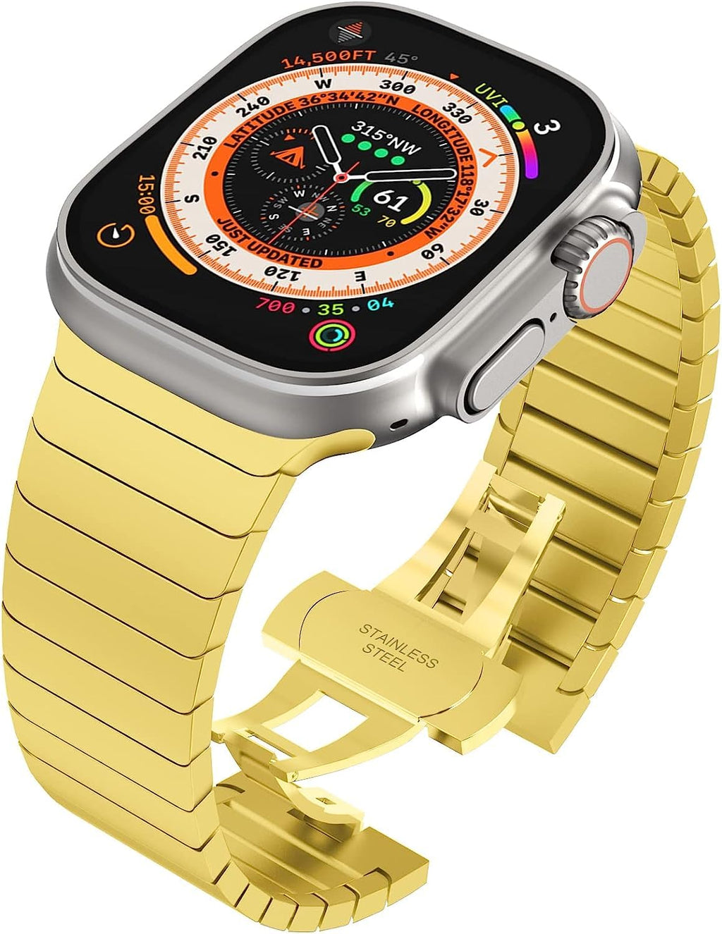 Vertex Titanium Link Bracelet for Apple Watch Ultra