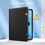 Printme Rotating Case for iPad mini 7 (A17 Pro, 7th Generation) 2024 / iPad mini 6 (6th Gen) 8.3 Inch - 360 Degree Swiveling Stand Protective Back Cover, Auto Wake/Sleep, Black