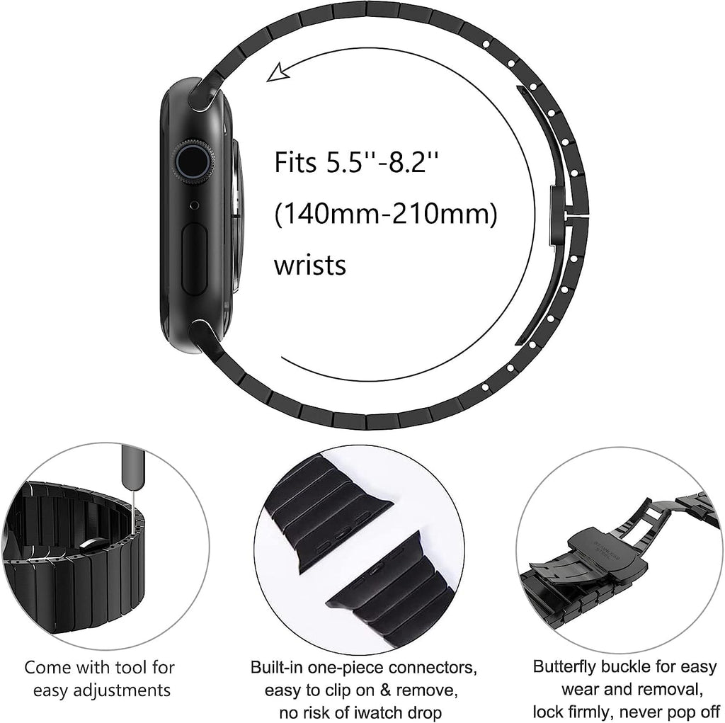 Vertex Titanium Link Bracelet for Apple Watch Ultra