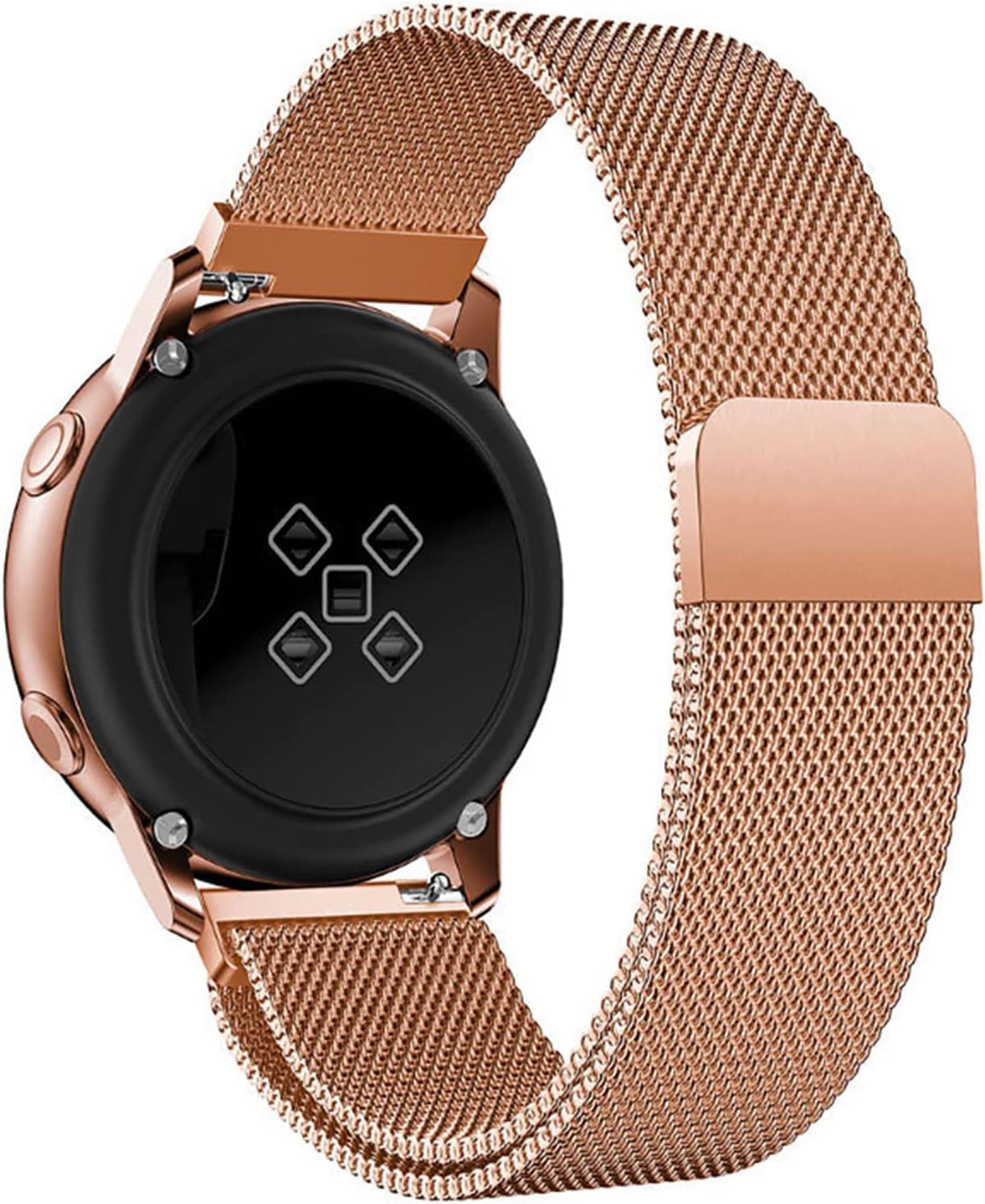 Printme 22 MM Strap, Compatible with Galaxy Watch 3 45mm/Samsung Galaxy Watch 46mm/Gear S3 Frontier/Classic Band, 22mm Stainless Steel, Metal Strap for Galaxy Watch 46mm Smartwatch
