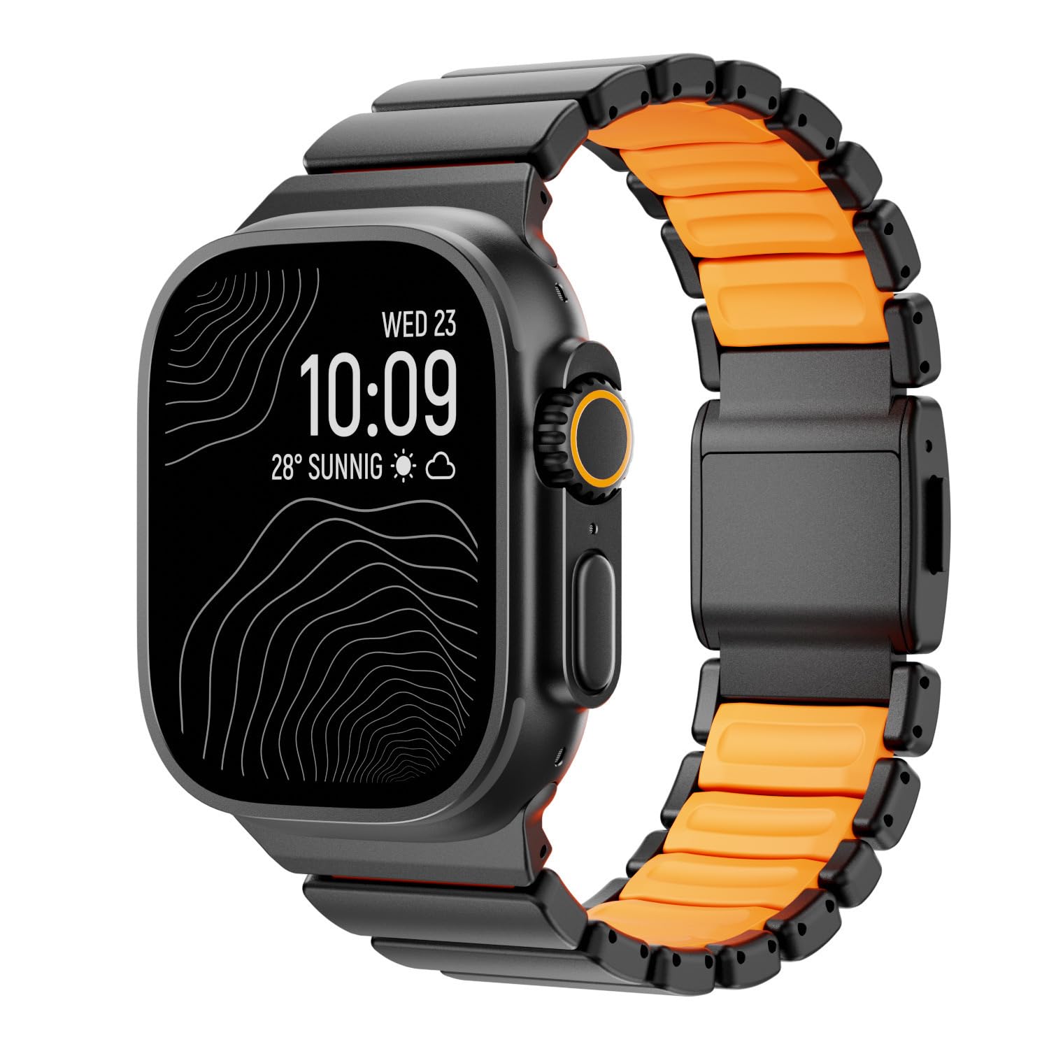 Velocity Hybrid Titanium Silicone Ultra Strap