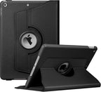 Printme Rotating Case for iPad 9th Generation (2021) / 8th Generation (2020) / 7th Gen (2019) 10.2 Inch - 360 Degree Rotating Stand Cover, Auto Wake Sleep, Black